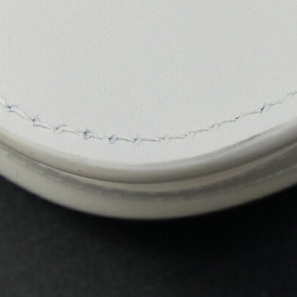 CHRISTIAN DIOR White Leather Pochette Shoulder Bag - Picture 5 of 8